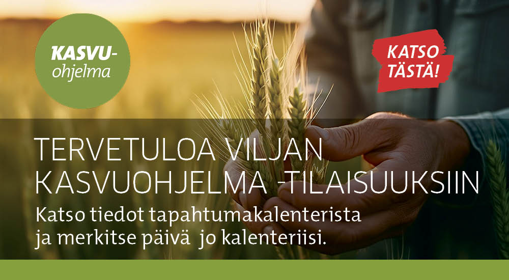 Viljan Kasvuohjelma -tilaisuudet